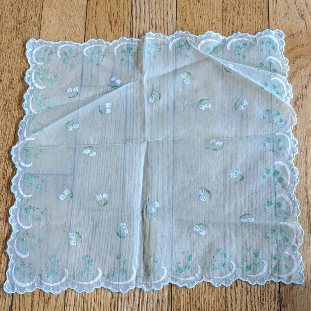 Vintage Ladies Hankie Handkerchief
